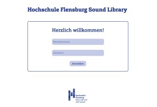 Startseite der Musik- und Sound-Library